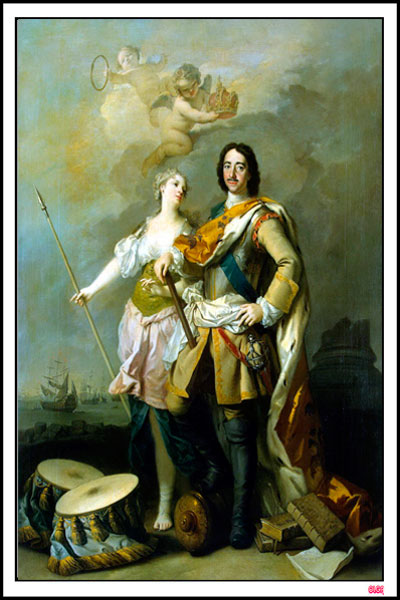 PEDRO EL GRANDE Y LA DIOSA MINERVA